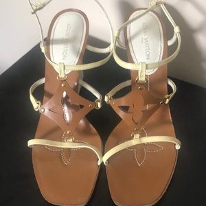 Louis Vuitton wedge Sandler